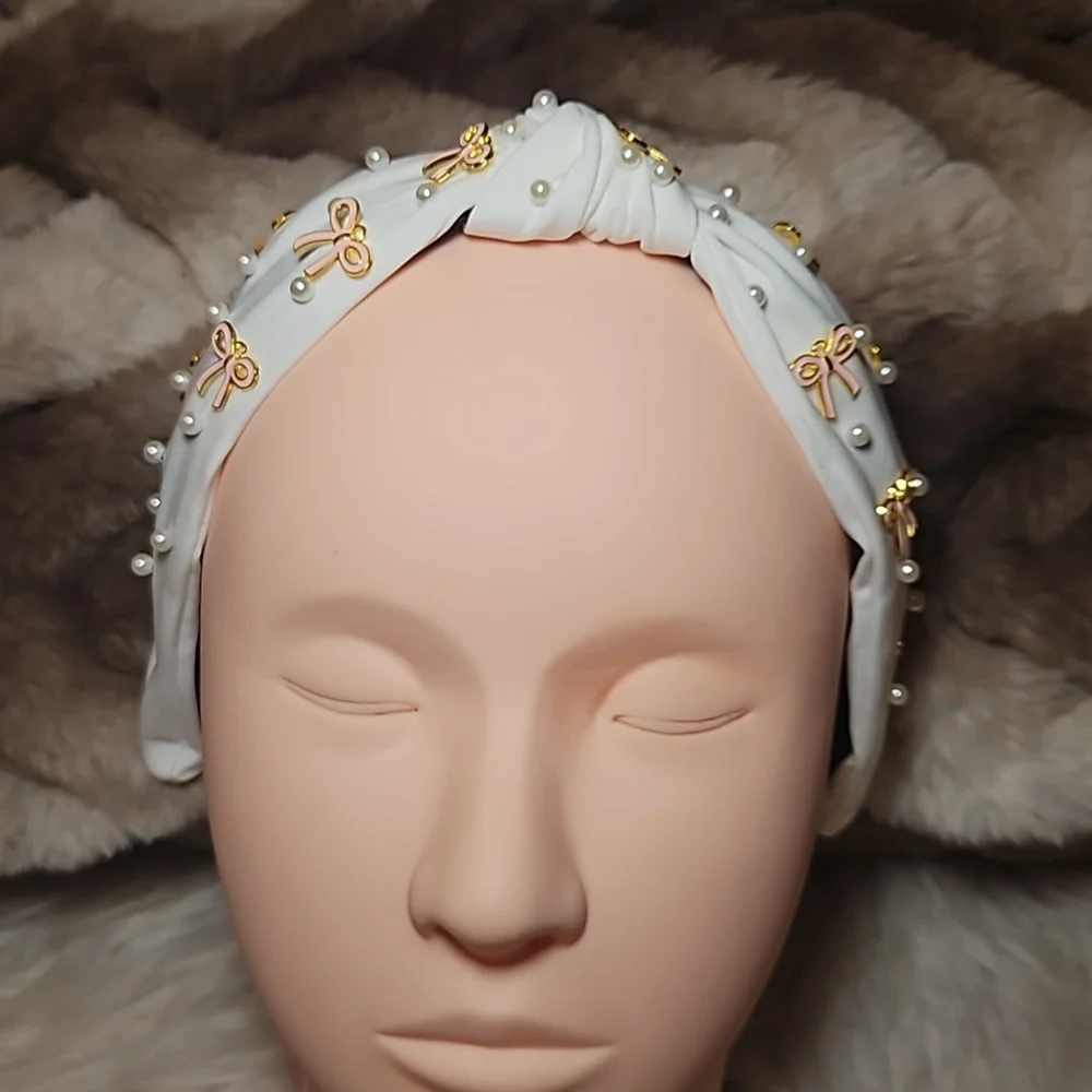 Bow&Pearl Headband - Celestial Glow